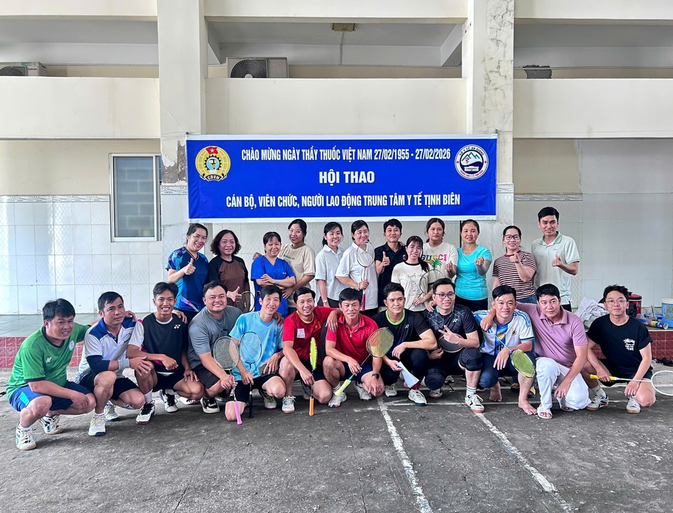 Trung tâm Y tế Tịnh Biên tổ chức hội thao kỷ niệm 71 năm ngày thầy thuốc việt nam (27/02/1955 – 27/02/2026)